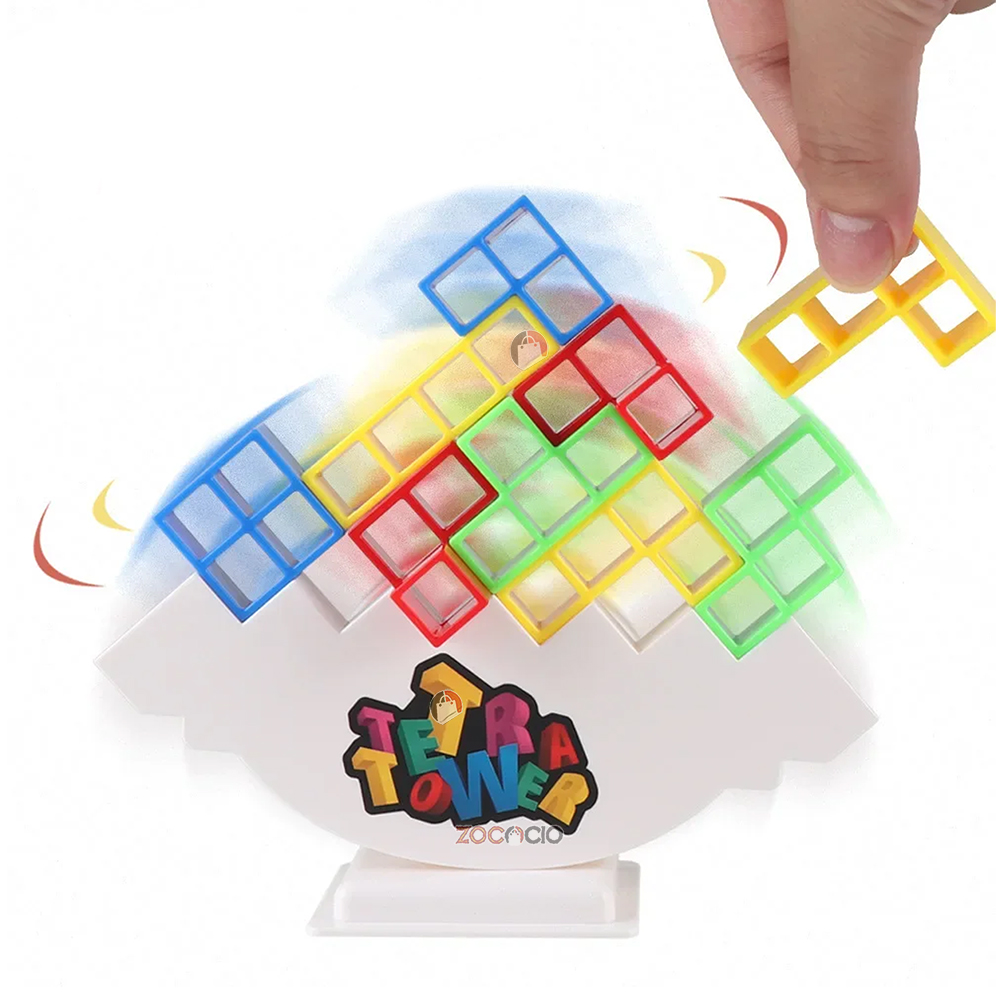 Juego Tetra Tower Bloques Equilibrio 32p